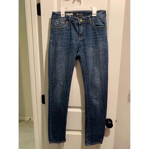 Kut From the Kloth Stevie Straight Leg Jeans Women's Size 2 Dark Wash‎ Denim